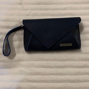 KLM Travel Pouch. Navy outside/Cobalt blue inside. Roomy. Excellent for Beach.  